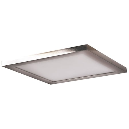 Access Lighting Boxer, LED Flush Mount, Brushed Steel Finish, Acrylic Lens Acrylic 20814LEDD-BS/ACR
